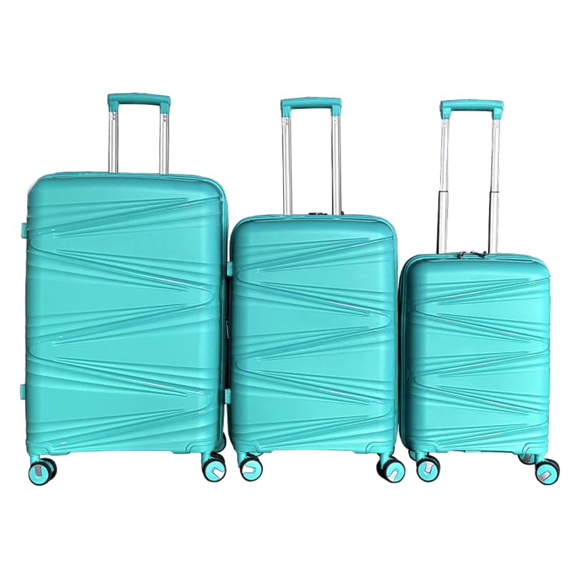 KELESY Lightweight and Durable Luggage Sets - Premium Suitcases with 360° Rotating Wheels and TSA Locks 20/24/28 Inches