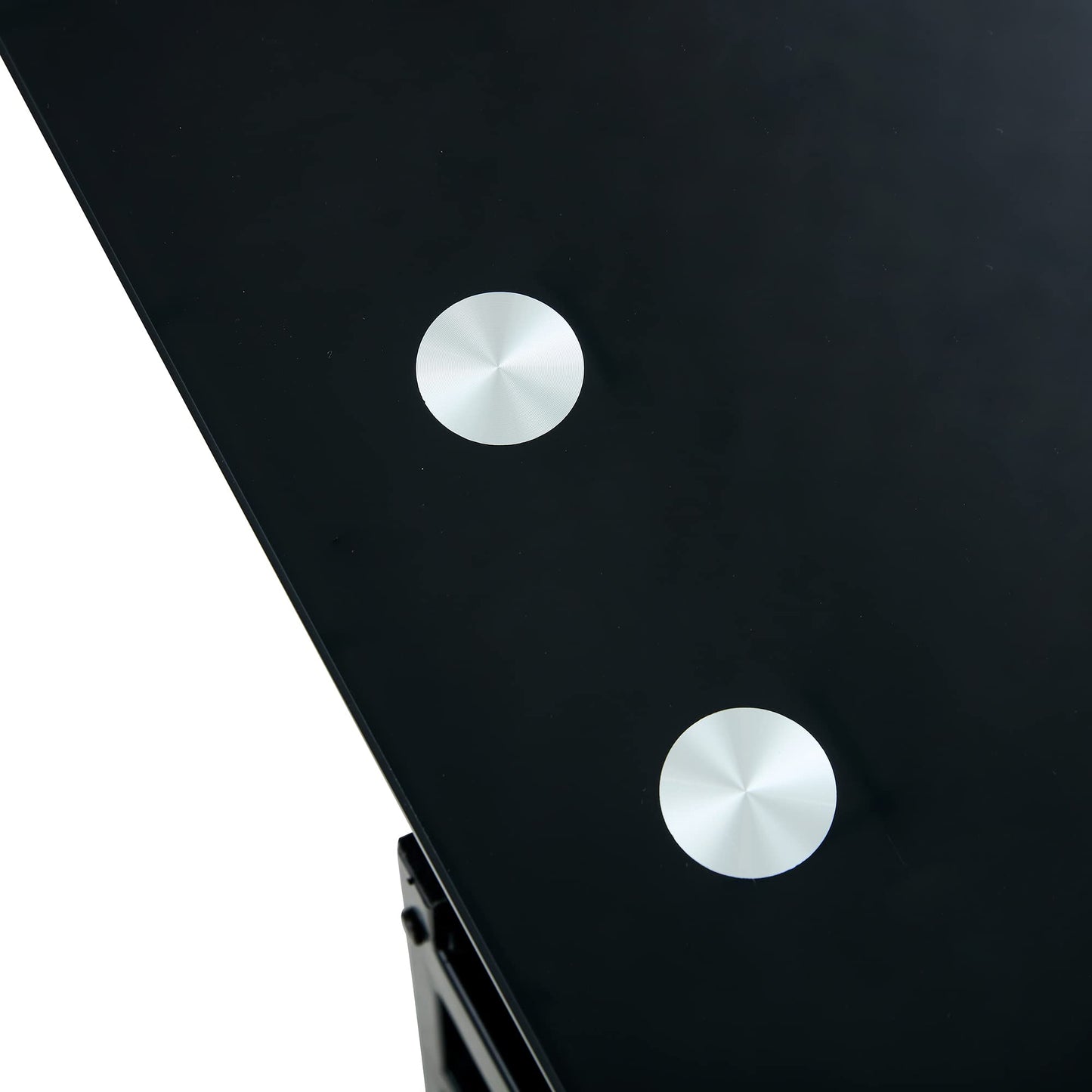 KELESY Glass Lift-Top Coffee Table, Modern Simple 2-Layer Tempered Glass Coffee Table for Living Room, Black