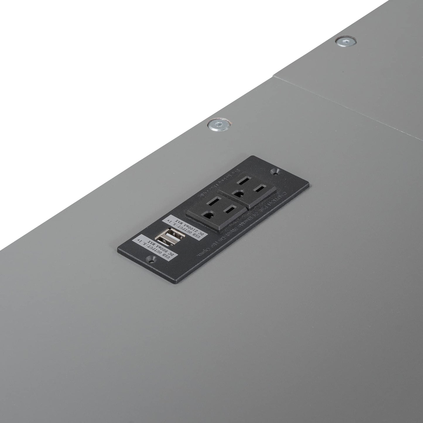 KELESY Full Size Loft Bed with Desk, Cabinets, Drawers and Bedside Tray, Charging Station