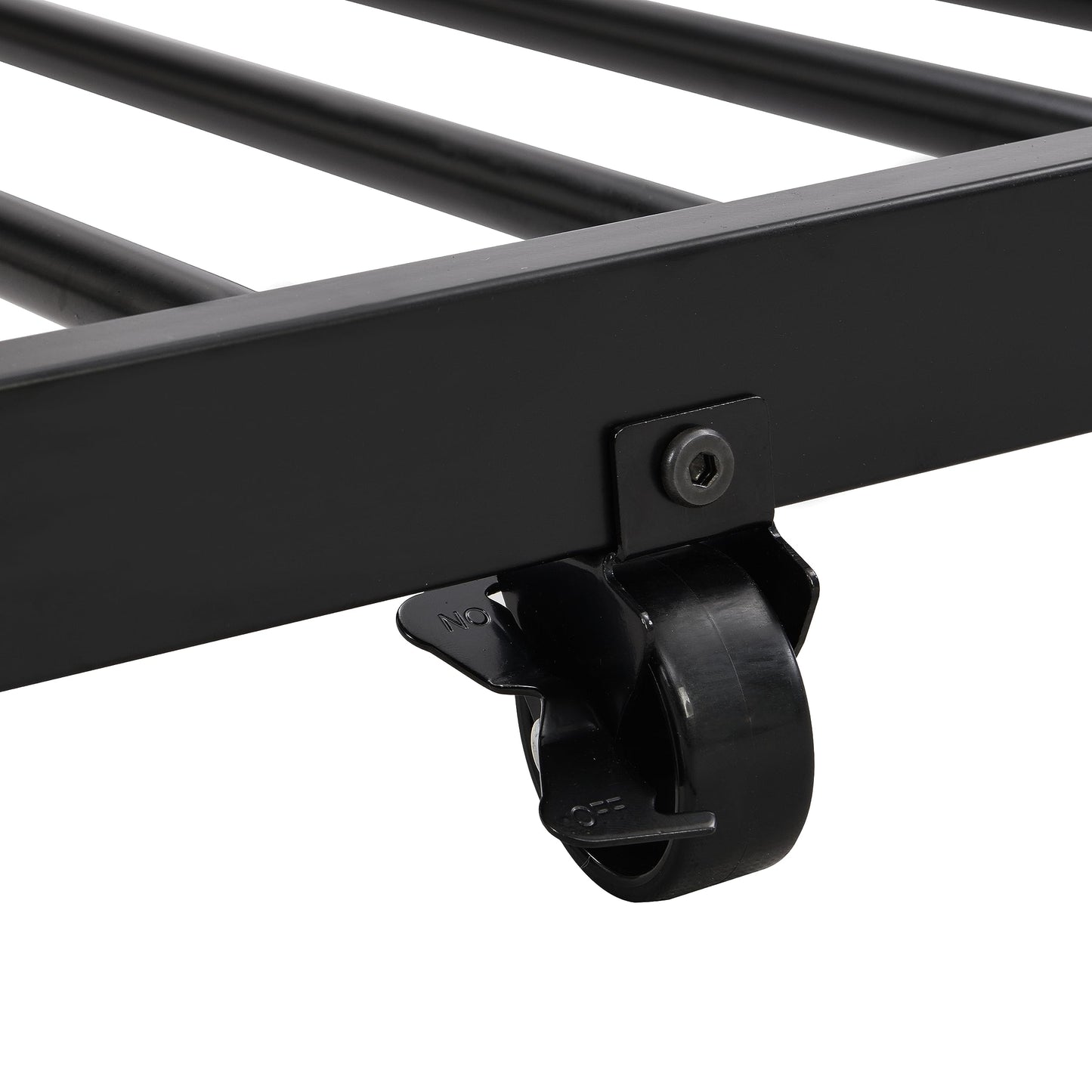 KELESY Over Twin Bunk Bed Frame with Trundle,Metal Bunkbed with Sturdy Guard Rail and 2 sideLadders for Kids/Adults,Can be Divided Into Two Beds, No Box Spring Needed, Noise Free for Dorm