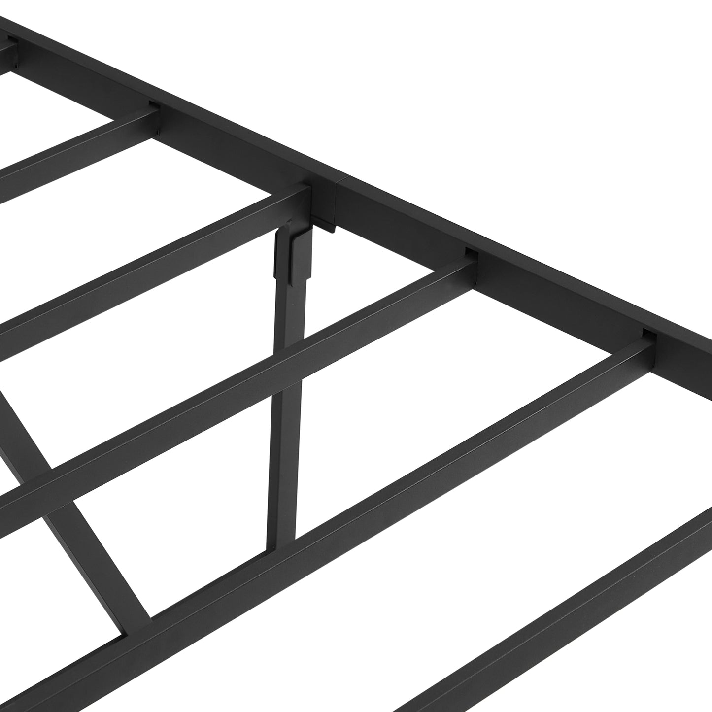 Bed Frame with Storage Headboard/USB Charging Station,Metal Platform Bed Frame Full Size No Box Spring Needed,Noise-Free,Strong Steel Slats Support