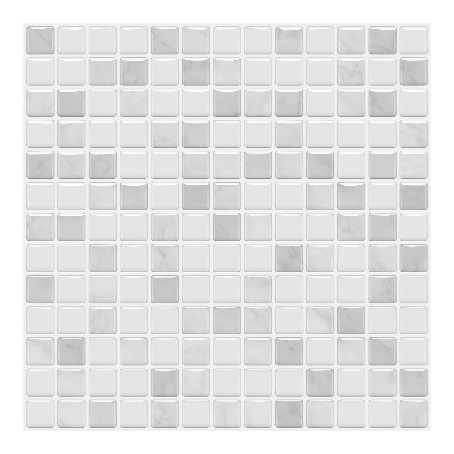 ELEGAHOUSE Self-Adhesive Wall Tiles Artistic Tiles 10 * 10 inch - 10 PCS