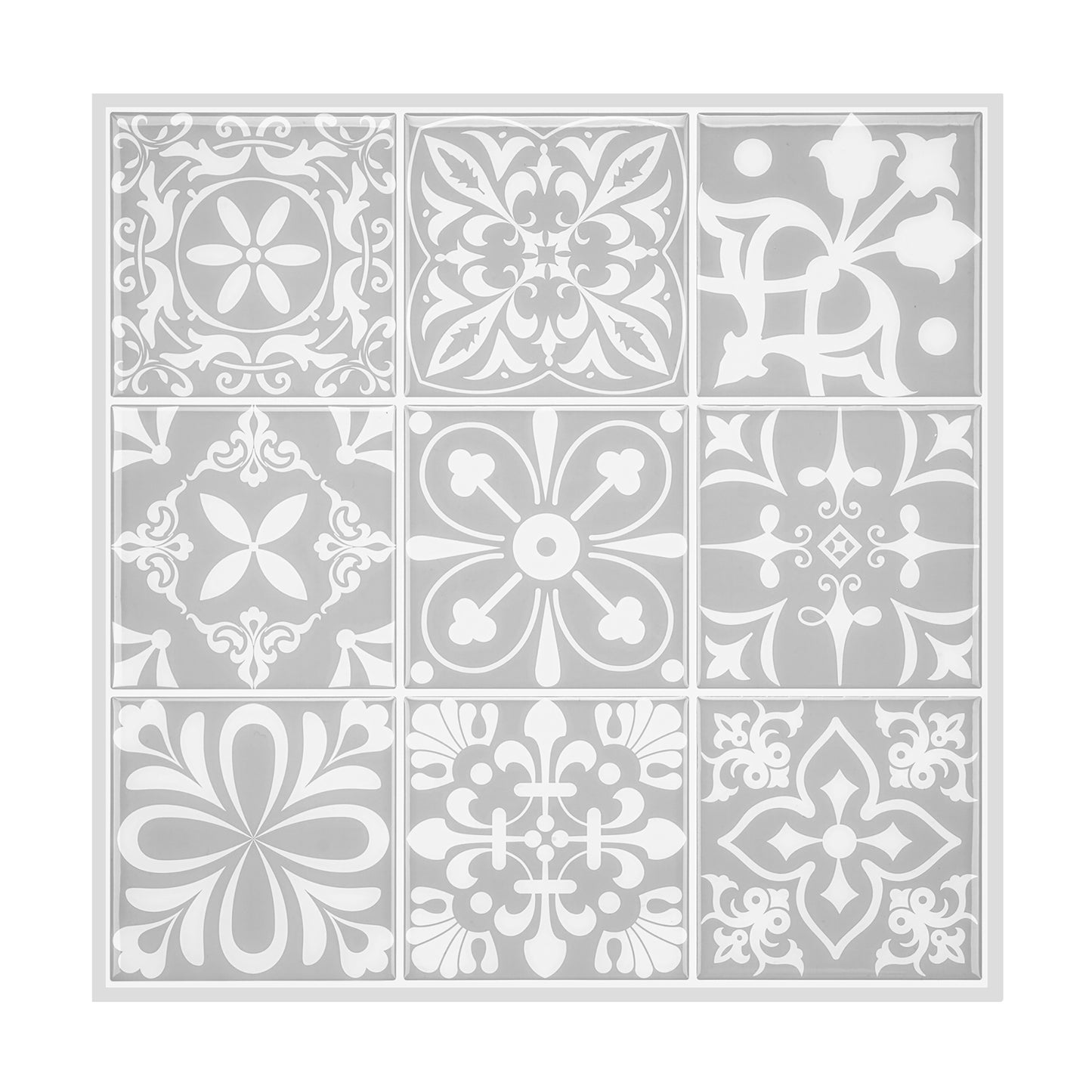 ELEGAHOUSE Self-Adhesive Wall Tiles Artistic Tiles 12 * 12 inch - 10 PCS